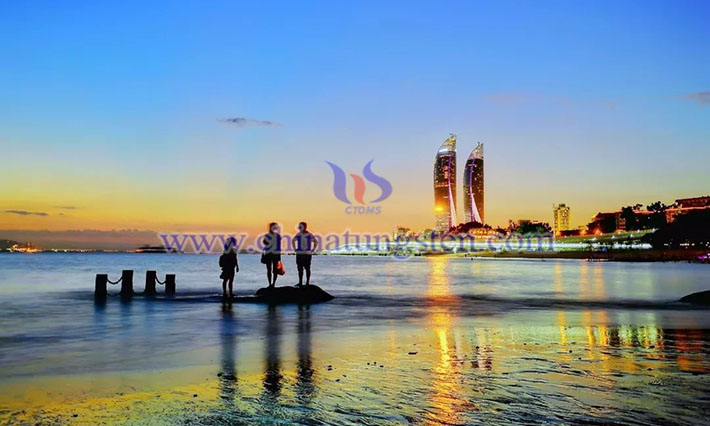 Xiamen, the Venue of CTEIF, the Famous Tungsten City, a Pretty Sea Garden. Seaside Sunset