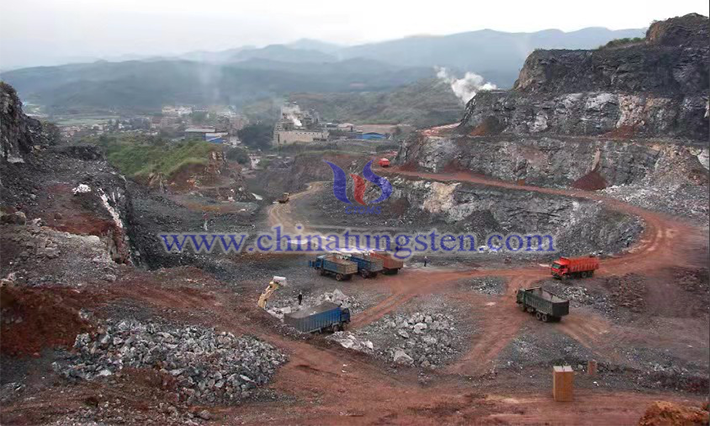 Nuiphao Tungsten Mine is located in Nguyen Viet Nam Province in northern Vietnam